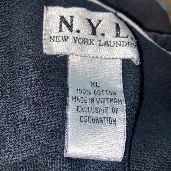 N.Y.L NEW YORK LAUNDRY 💯 COTTON SWEATER SIZE XL - Picture 11 of 12